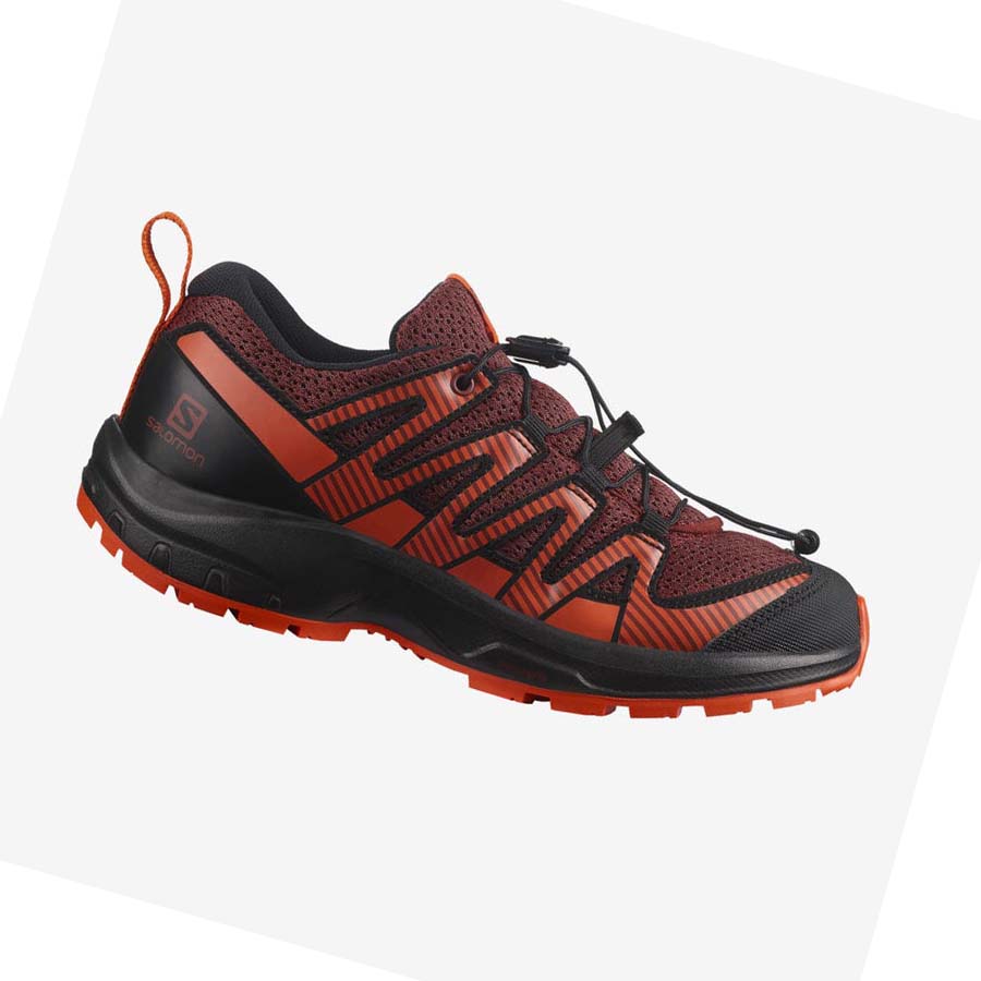 Tenis Para Trail Running Salomon XA PRO V8 Niños Naranjas | MX 2032ZUT